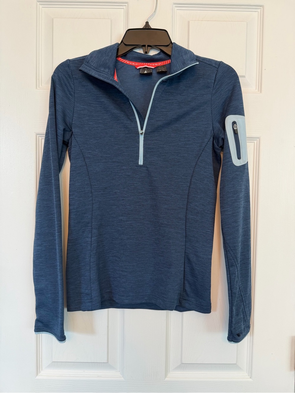 Women’s McKinley Tampo II Midlayer Quarter-Zip Performance Pullover in Navy. XS